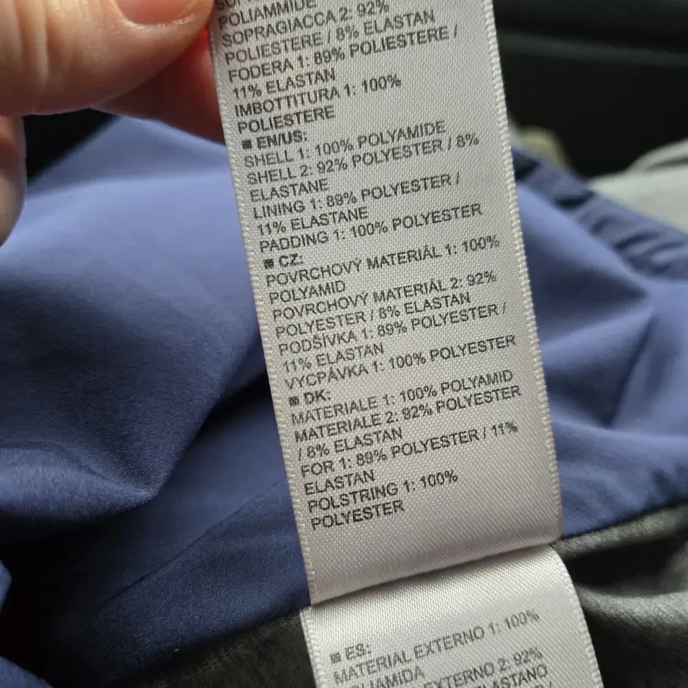 KJUS Retention Jacket Mens 2XL Blue Gray Golf Quilted Full Zip‎